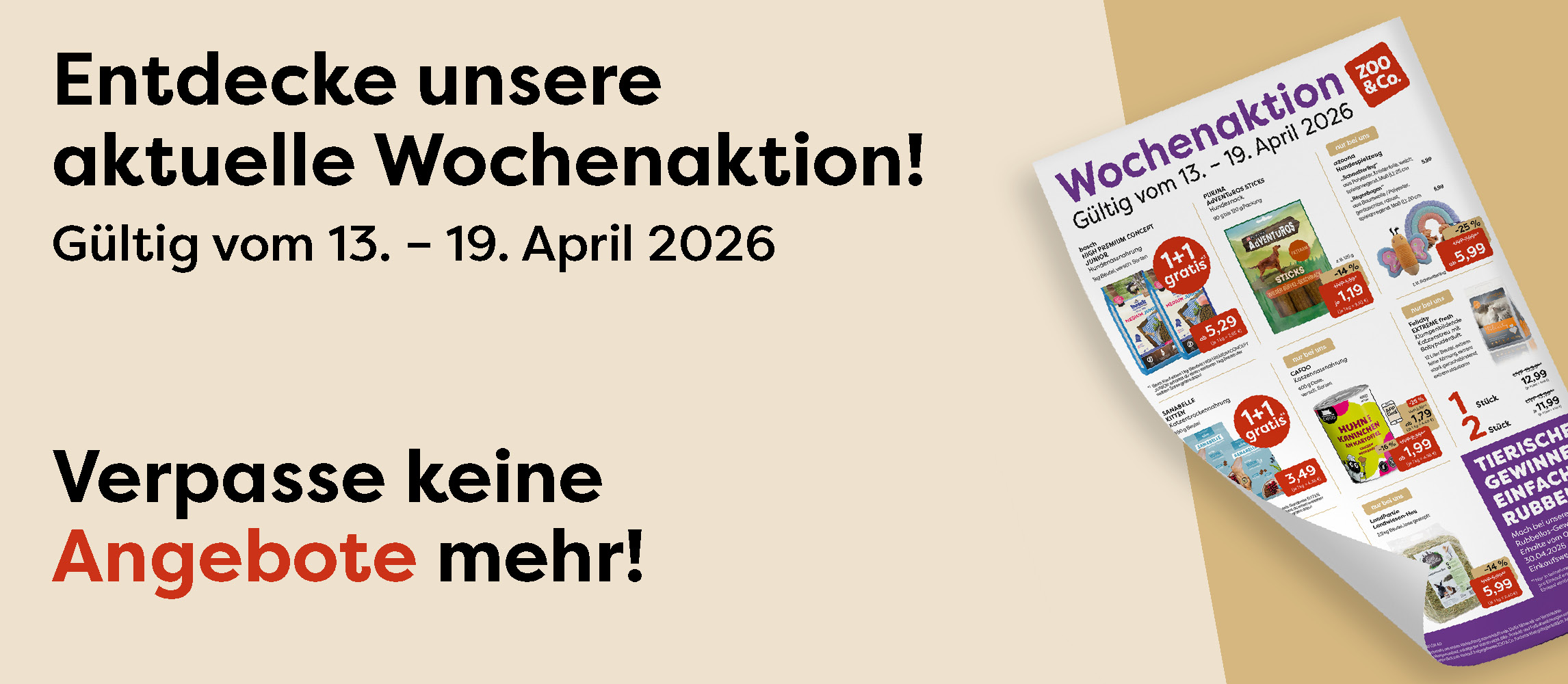 Entdecke unsere aktuelle Wochenaktion!